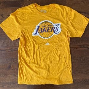 LA Lakers T-Shirt, Yellow, Size M